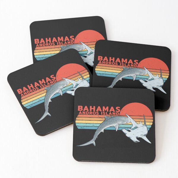 Item preview, Andros Bahamas Tiger Shark Hammerhead Shark designed and sold by NicGrayGraphic.