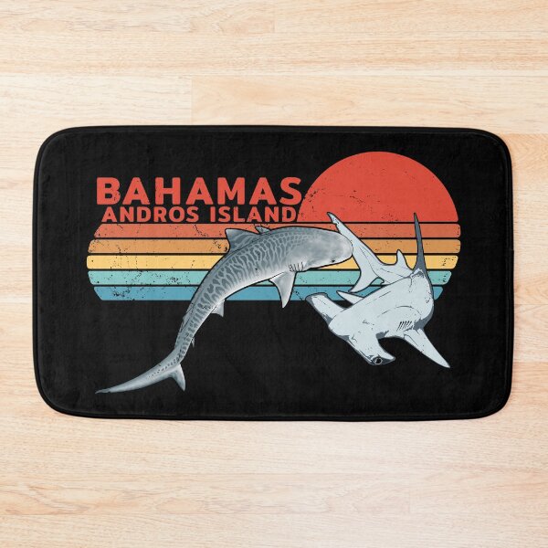 Item preview, Andros Bahamas Tiger Shark Hammerhead Shark designed and sold by NicGrayGraphic.
