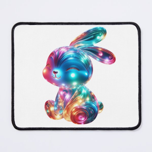 Item preview, Glassy Glow: Vibrant Bunny designed and sold by GloriousArtSKD.