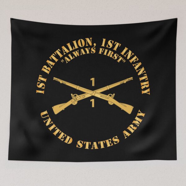 Item preview, Army - 1st Battalion, 1st Infantry Regiment Branch - Always First - US Army X 300 designed and sold by Military Insignia Products.