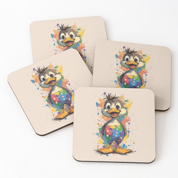 Item preview, Easter duck in colorful shorts designed and sold by dharanna.