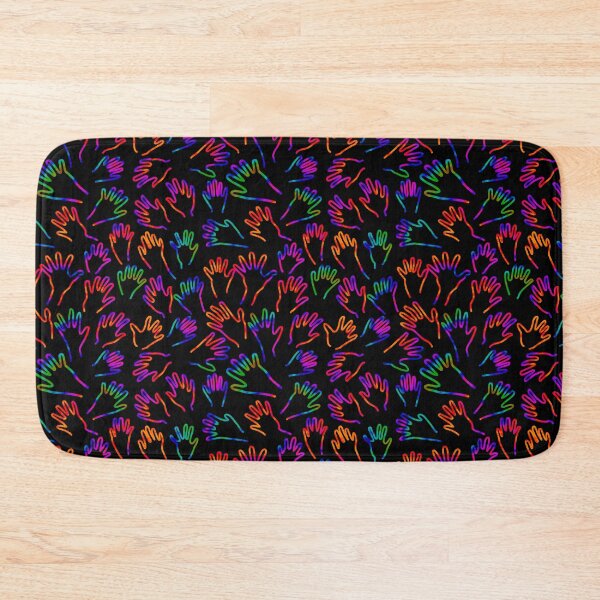 Item preview, Rainbow Cave Hands on Black designed and sold by Art in My Loft.