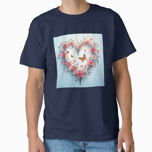 Item preview, Floral Heart and Butterflys  designed and sold by MagneticArts23.