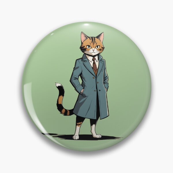 Item preview, Cute Detective Spy Cat designed and sold by Atlantico54.