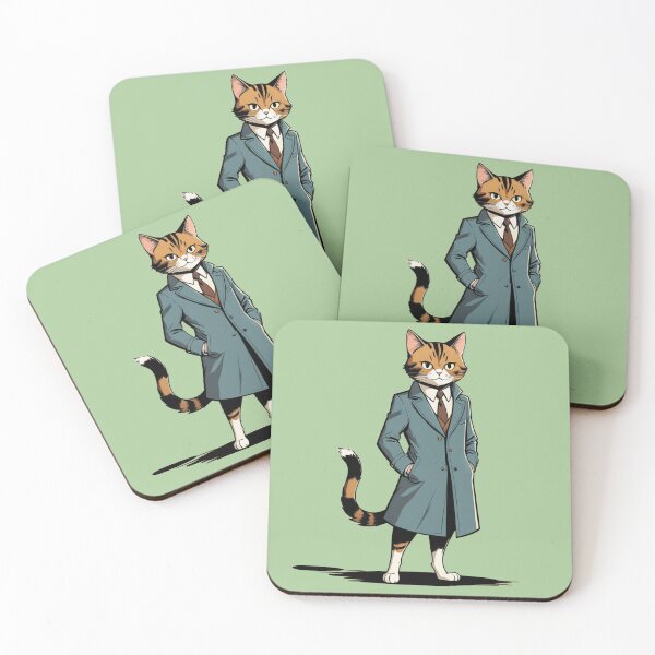Item preview, Cute Detective Spy Cat designed and sold by Atlantico54.
