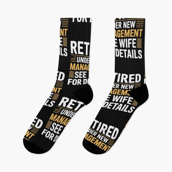 Item preview, Retired Under New Management See Wife For Details designed and sold by MaxxerDesigns.