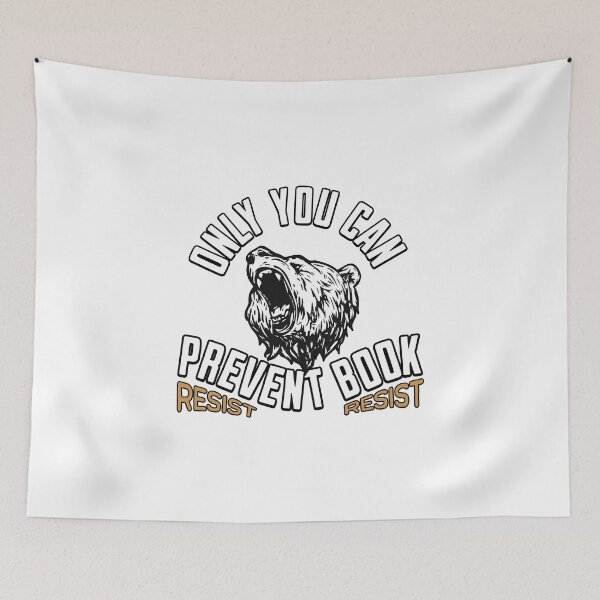 Item preview, Only You Can Prevent Book Burnings Resist Bear Graphic Design designed and sold by ArtDesignTp.