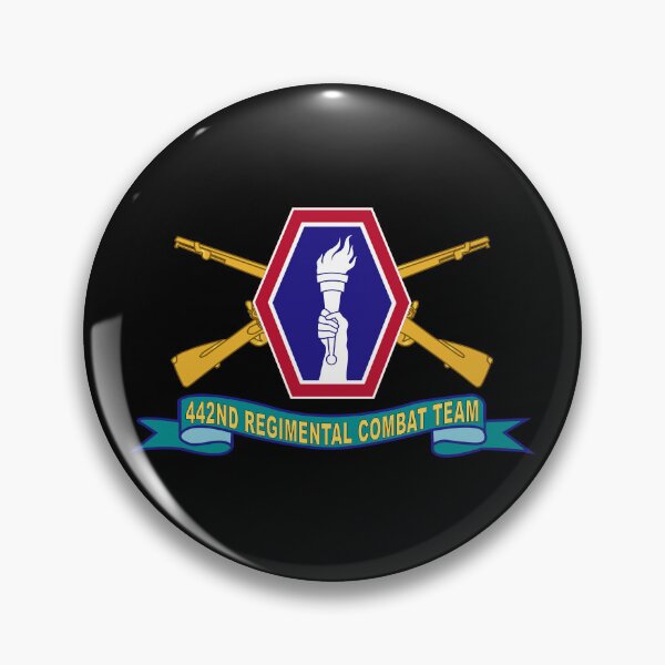 Item preview, Army - 442nd Infantry Regimental Combat Team w Br - SSI - Ribbon X 300 designed and sold by Military Insignia Products.
