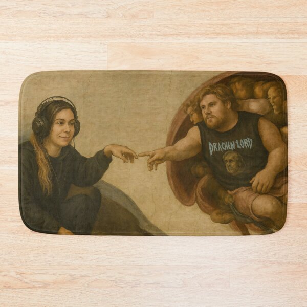Item preview, Drachenlord Poster - Drachenlord meets Shurjoka | Upscaled, high-quality poster designed and sold by Klonter77.