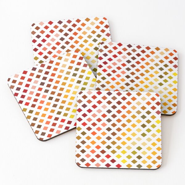 Artikelvorschau, quadratisches buntes Farbfeld Diamantgitter entworfen und verkauft von adbrotherstudio.