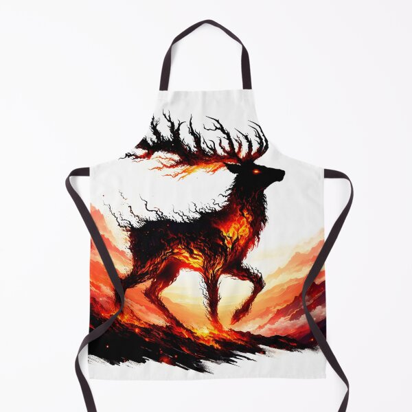 Item preview, Ember Fire Deer, Ai Generated Art   designed and sold by ACC .