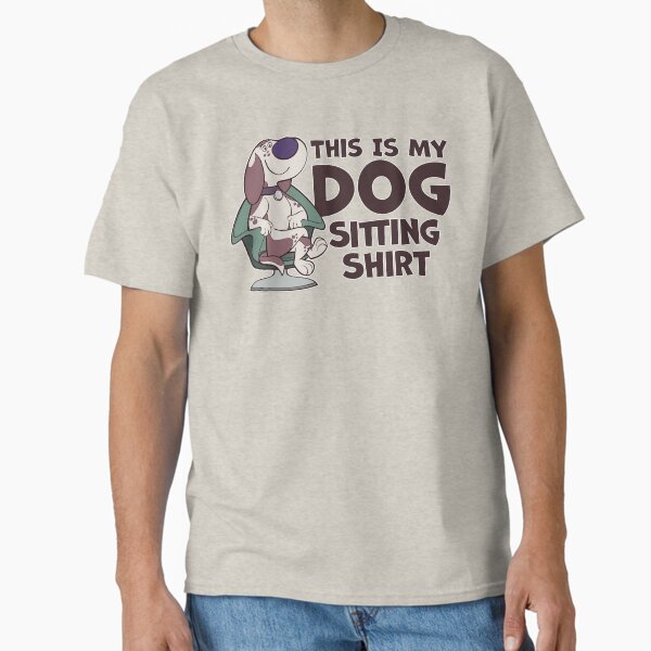 Item preview, This Is My Dog Sitting Shirt With Cartoon Dog designed and sold by CatchyCartoons.