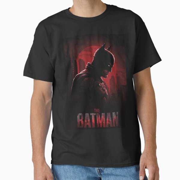 Aperçu de l'œuvre Affiche de Batman - Le Chevalier noir sous la pluie rouge créée et vendue par -DEEWOLF-.