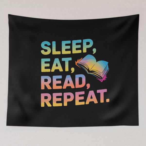 Item preview, Sleep Eat Read Repeat  designed and sold by mergmart.