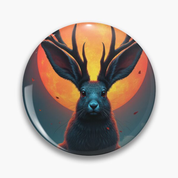 Item preview, Haunted Jackalope designed and sold by HabitableMoons.