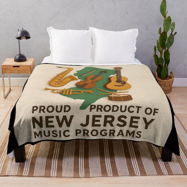 Item preview, Proud Product of New Jersey Music Programs – Music Education Tribute Art designed and sold by MySheetMusicArt.