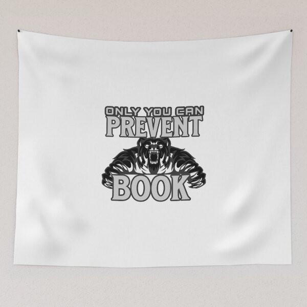 Item preview, Only You Can Prevent Book Burnings Fierce Bear Graphic Design designed and sold by ArtDesignTp.