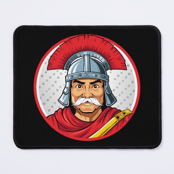 Item preview, Old roman centurion, Portrait of a Roman soldier in a helmet with crest, Roman legionary soldier designed and sold by Danler.