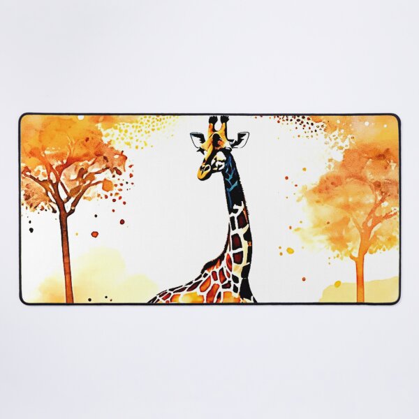 Item preview, Giraffe Savannah Art designed and sold by Health And Fitness Posts e-Store.