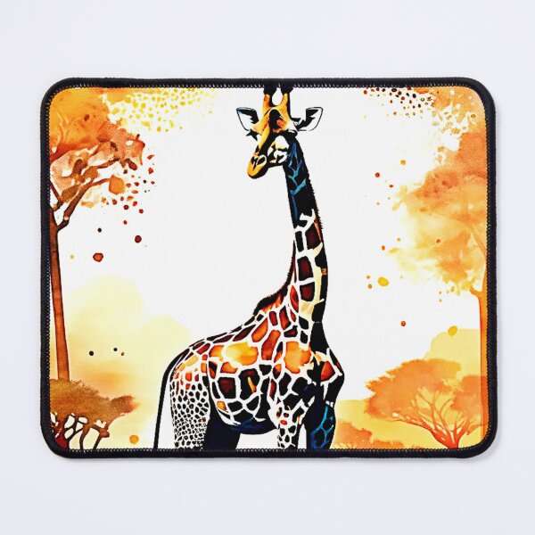 Item preview, Giraffe Savannah Art designed and sold by Health And Fitness Posts e-Store.