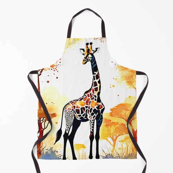 Item preview, Giraffe Savannah Art designed and sold by Health And Fitness Posts e-Store.