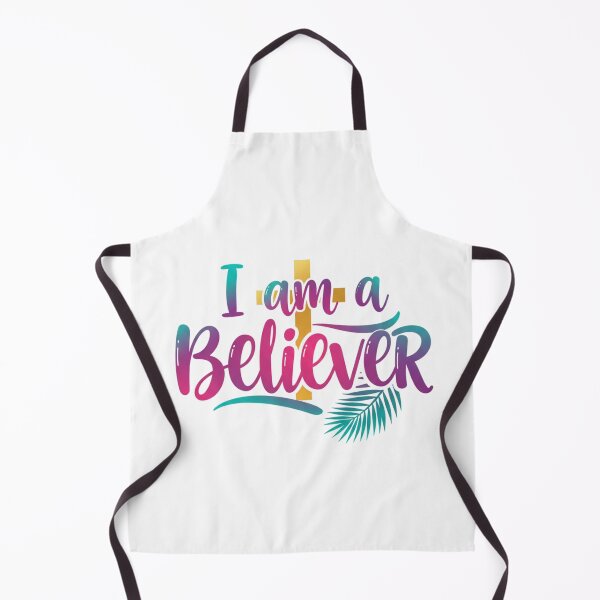 Item preview, I Am a Believer Colorful Cross Palm Leaf designed and sold by Faithloveshop.