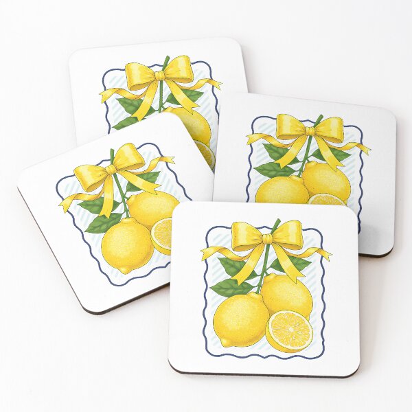 Item preview, Coquette Bow & Lemon - Spring Summer Lemon-Retro Coquette Lemon Lover designed and sold by BornBorn.