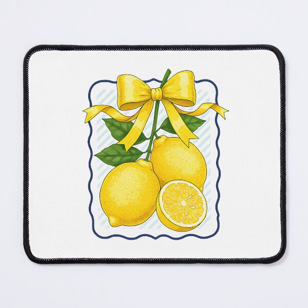 Item preview, Coquette Bow & Lemon - Spring Summer Lemon-Retro Coquette Lemon Lover designed and sold by BornBorn.