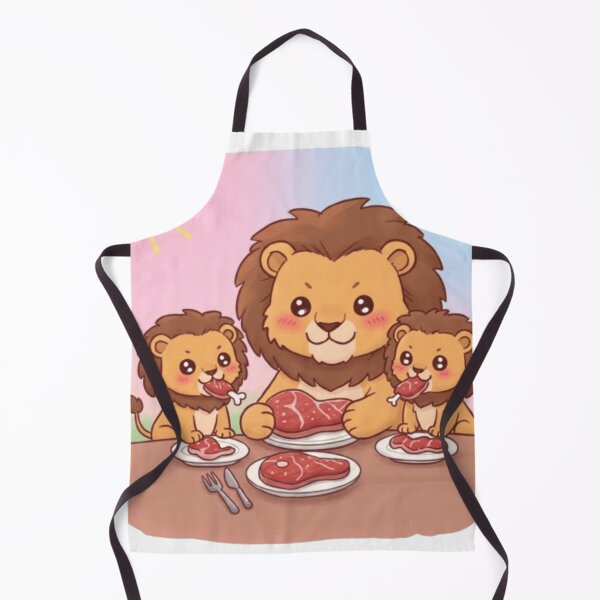 Item preview, Comida familiar de leones designed and sold by Chiknook.