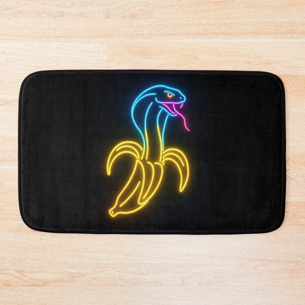 Item preview, Neon Bananacobra – Glowing Hybrid Beast designed and sold by GusiaTreasures.