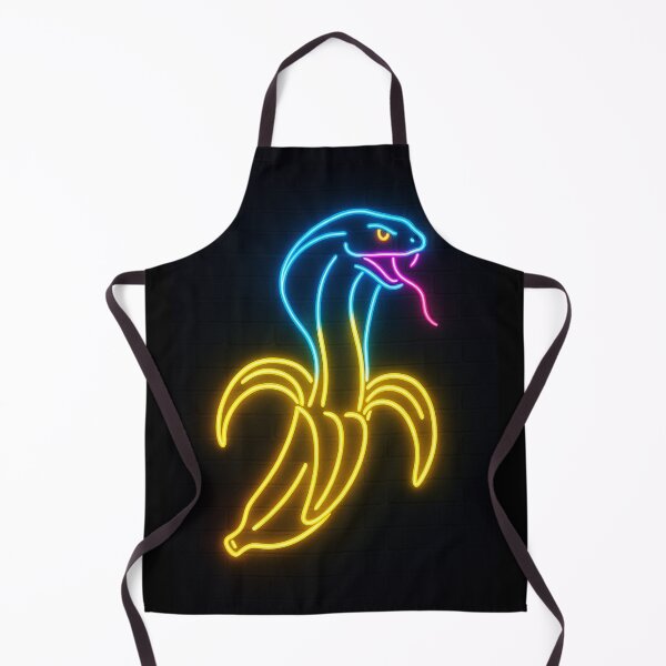 Item preview, Neon Bananacobra – Glowing Hybrid Beast designed and sold by GusiaTreasures.