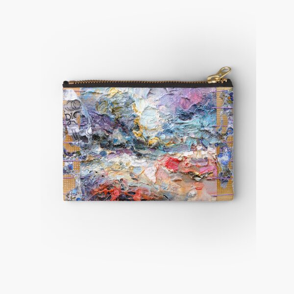 Item preview, Abstract textured landscape mixed media painting designed and sold by Dariia Zhyrova.