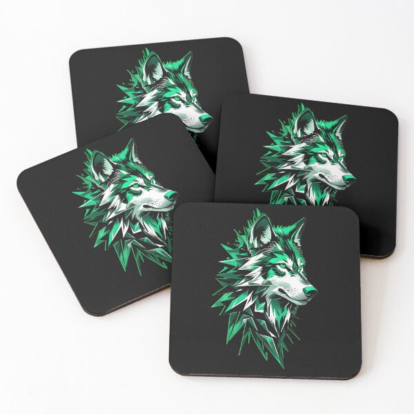 Item preview, Wolf Shape 2 - Green designed and sold by StefAnimal.