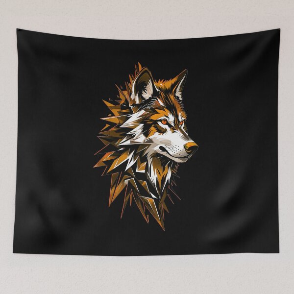 Item preview, Wolf Shape 2 - Orange designed and sold by StefAnimal.