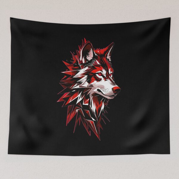 Item preview, Wolf Shape 2 - Red designed and sold by StefAnimal.