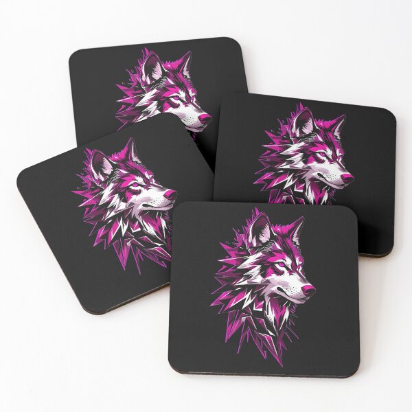 Item preview, Wolf Shape 2 - Pink designed and sold by StefAnimal.