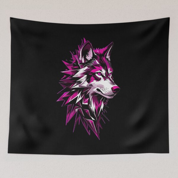 Item preview, Wolf Shape 2 - Pink designed and sold by StefAnimal.