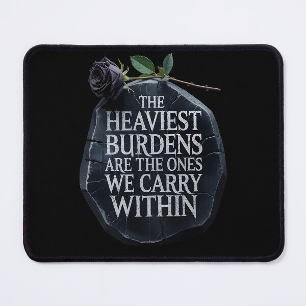 Item preview, The Heaviest Burdens Are The Ones We Carry Within designed and sold by MaxxerDesigns.