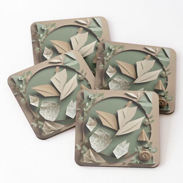 Item preview, Origami Art - Botanical Elegance: A Morris Tribute designed and sold by ArtfulFolds.