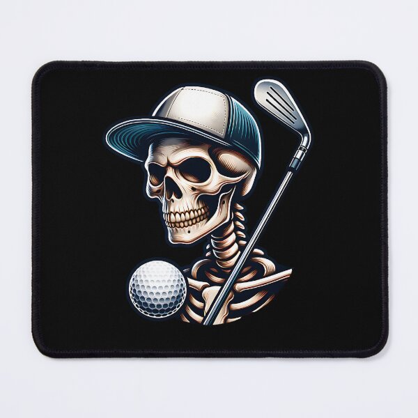 Item preview, Skeleton with golf club and golf ball - cool golf design designed and sold by ReneMM.
