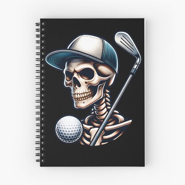 Item preview, Skeleton with golf club and golf ball - cool golf design designed and sold by ReneMM.