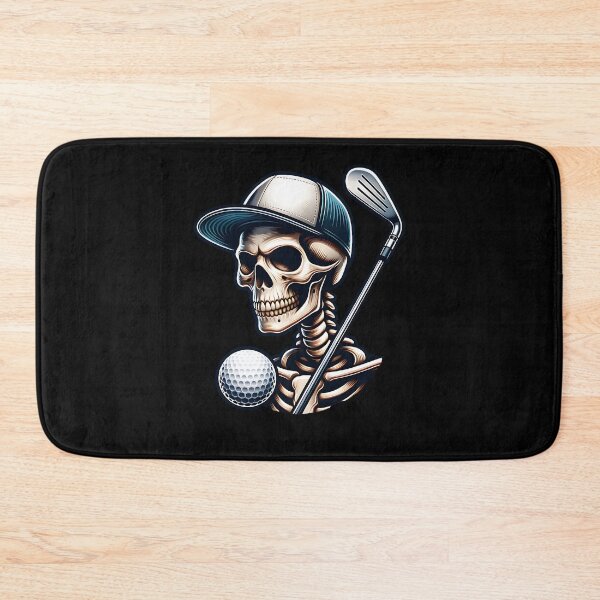 Item preview, Skeleton with golf club and golf ball - cool golf design designed and sold by ReneMM.