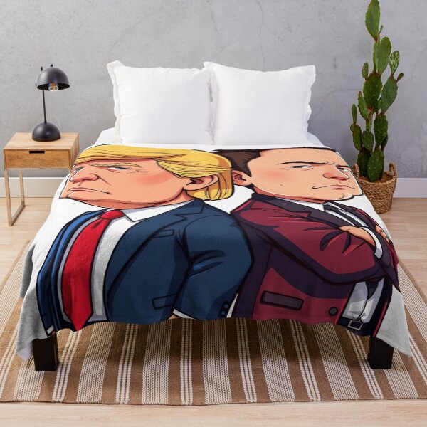 Item preview, Chibi Trump & Musk Support Doge designed and sold by RK - Shop.