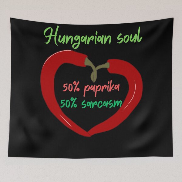 Item preview, Hungarian Soul – Paprika and Sarcasm Heart designed and sold by PranaLume.