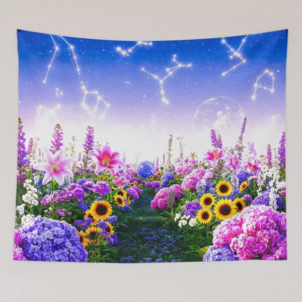 Item preview, Magical Zodiac Garden: Floral Beauty Meets the Stars designed and sold by Fantabulous.