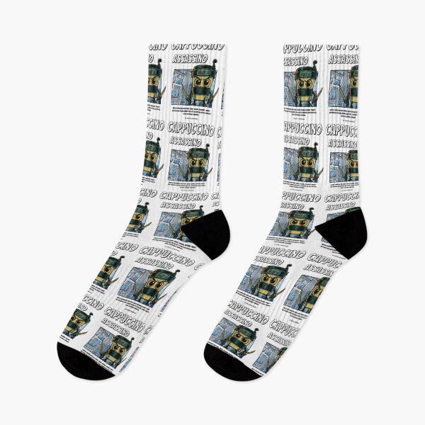 Item preview, Cappuccino Assassino 90's Comic Style  (Italian Brainrot) designed and sold by LookinFreshh.