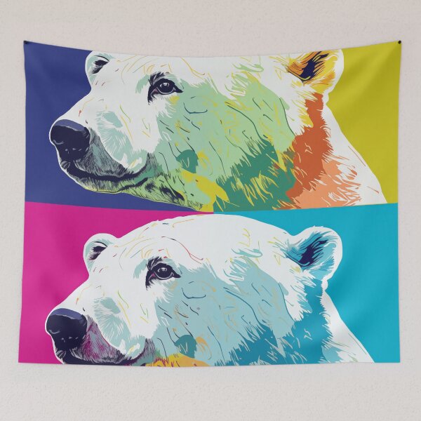 Item preview, Polar Bear Popart designed and sold by RedHandedOD.