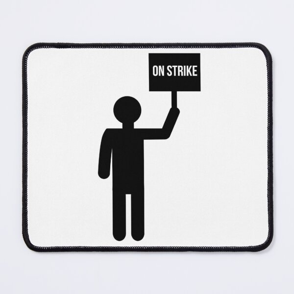 Item preview, On strike stick figure design designed and sold by Rachel the Artist .