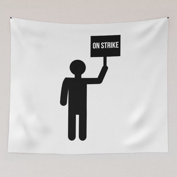 Item preview, On strike stick figure design  designed and sold by Rachel the Artist .