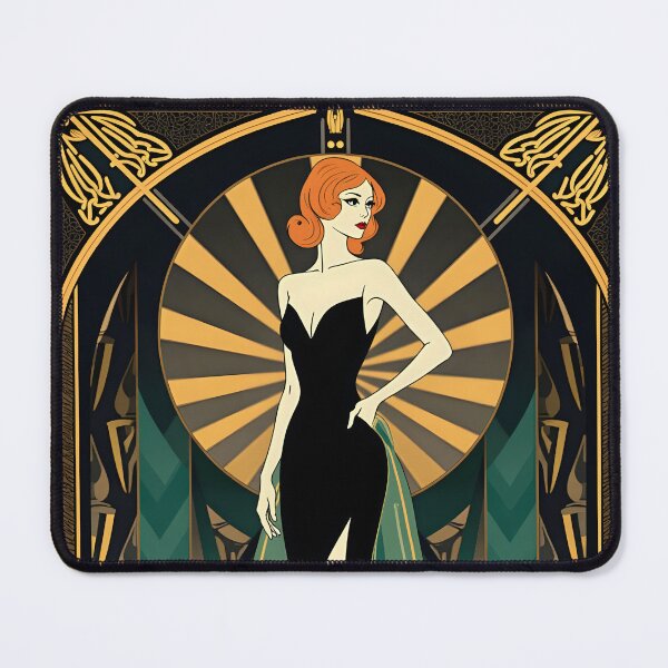 Item preview, Jazz Age Glamour: A Striking Art Deco Design designed and sold by AI-Syn-Pro.
